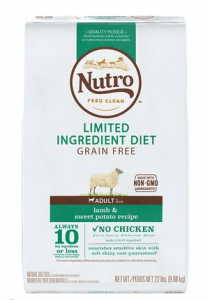 Nutro Limited Ingredient Diet Sensitive Support with Real Lamb & Sweet Potato Grain-Free Small Bites Adult Dry Dog Food
