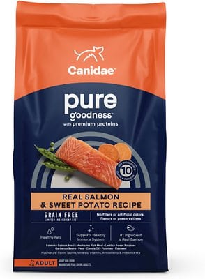Canidae PURE Limited Ingredient Premium Adult Dry Dog Food, Salmon and Sweet Potato Recipe