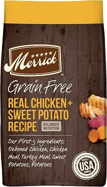  Merrick Real Chicken + Sweet Potato Recipe Grain-Free Adult Dry Dog Food